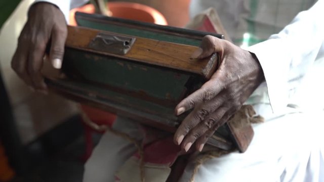 A traditional type of Accordian