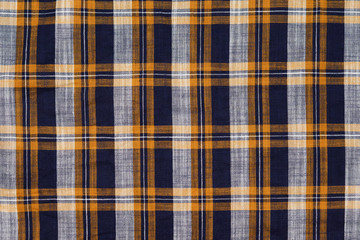 Checkered plaid fabric texture for background. tartan texture