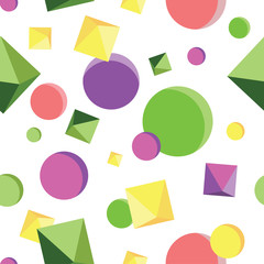 geometric colorful seamless pattern