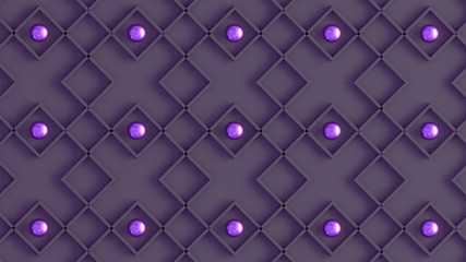 Fototapeta premium Interior pattern, architectural background. 3d illustration, 3d rendering.