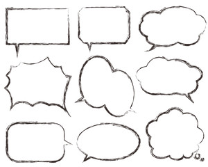 ふきだし　ベクター　セリフ　見出し