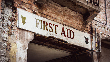 Street Sign First Aid