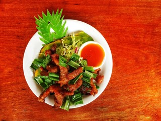 Fried Dried Pork