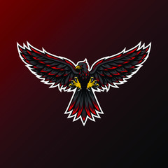 Obraz premium Eagle mascot for sport and esport or gamer team logo