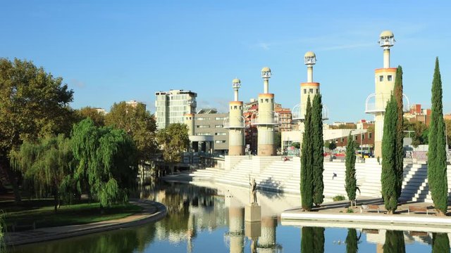 Parque de la Espa&ntilde;a Industrial in Barcelona, Spain
