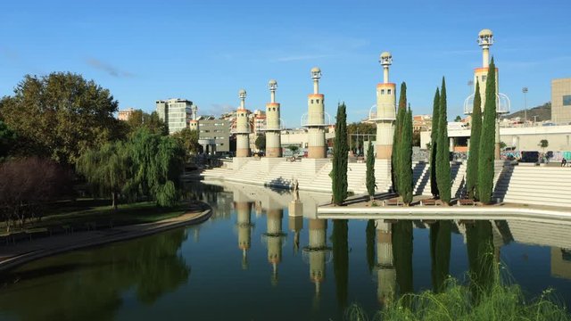 Parque de la Espa&ntilde;a Industrial in Barcelona, Spain