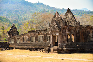 Vat Phou or Wat Phu is the UNESCO world heritage site that is ruined Khmer Hindu temple in...