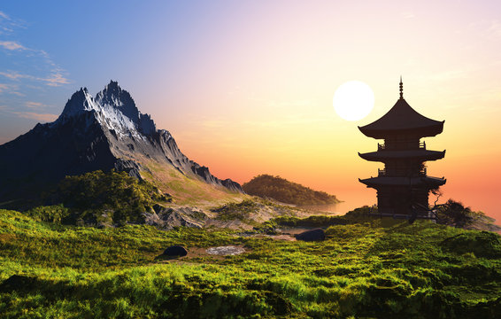 Asian landscape discount
