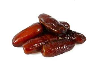 date fruit isolated on white background