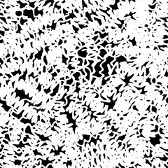 Fototapeta premium Grunge background monochrome vector seamless. Black and white vintage texture. Randomly arranged elements