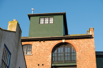 Converted granary warehouse at Wells next the sea, Norfolk, UK