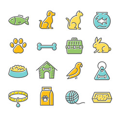 Pet And Veterinary Icons