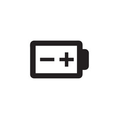 Battery icon vector isolated on background. Trendy sweet symbol. Pixel perfect. illustration EPS 10. - Vector