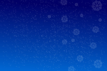 blu Christmas Background with Snowy Hills