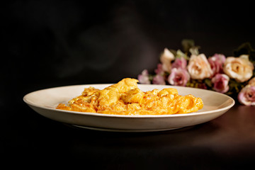 Thai omelette  or scrambled eggs