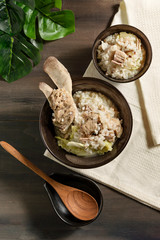 asian style rice soup
