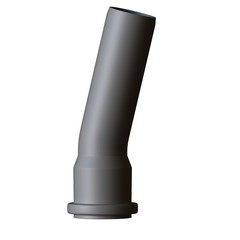 Plastic sewer pipe grey on white background, isolated. 3D rendering of excellent quality in high resolution. It can be enlarged and used as a background or texture.