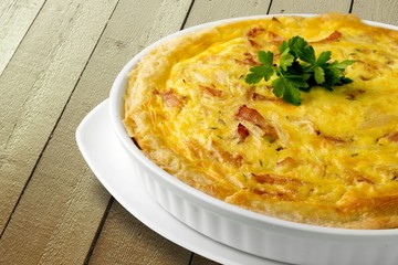 Quiche.