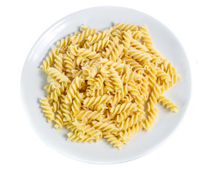 pasta isolated on white