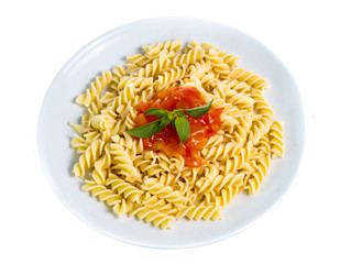 pasta isolated on white