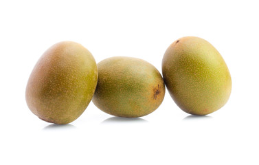 gold kiwi isolated on white background