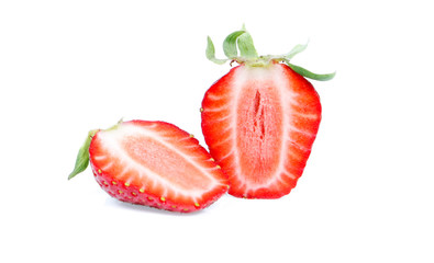 strawberry isolated on white