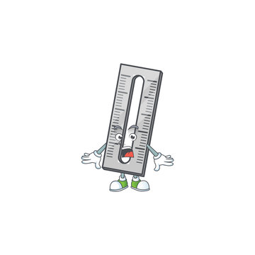 recommend clip art: Surprised icon rullers cartoon character with mascot