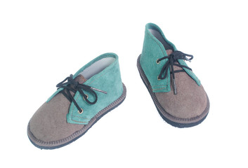 Baby shoes isolated on white