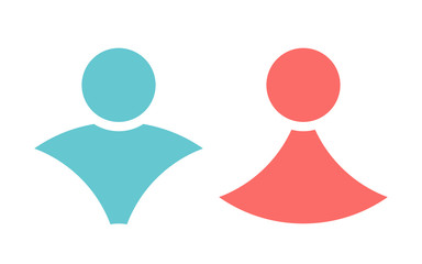 Male, female symbols set