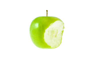 green apple isolated
