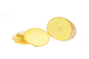 potato isolated on white background