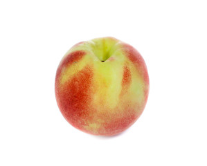 Peach isolated on white