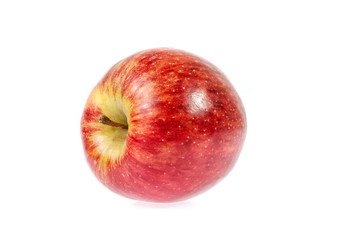 red apple isolated on white