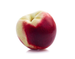nectarines isolated on white background