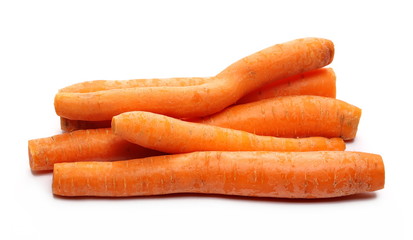 Carrots isolated on white background