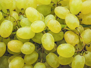 yellow ripe grapes Raisins close-up food background