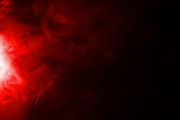 Puffs of red smoke - abstract background