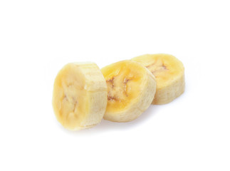 Banana isolated on the white background