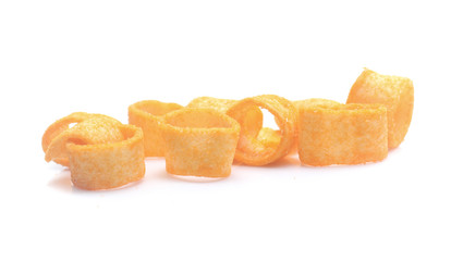 Biscuit rolls isolated on white background