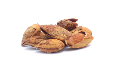 Almond isolated on white background