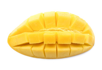 yellow Mango  isolated white background