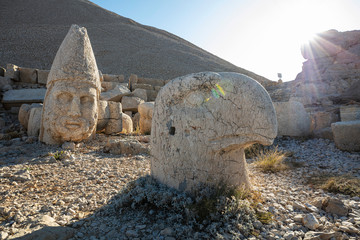 Mount Nemrut in Turkey.