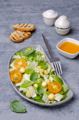 Salad of raw vegetables