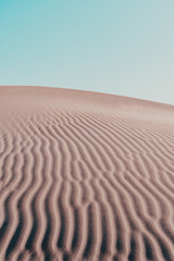 Dunes of a desert in southern Catalonia