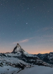 Matterhorn under the stars