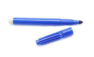 Colorful marker pen  isolated on white background