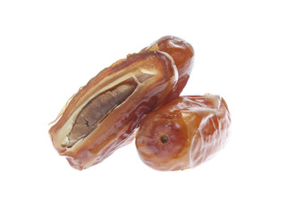 Dates palm isolated on white background