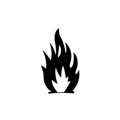 Fire icon vector illustration on white background