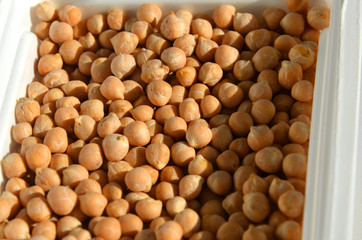 Chickpeas. Leguminous herbaceous plant, leguminous crop. Commonly used names are Volozhsky pea, walnut pea, mutton pea, nohut.
