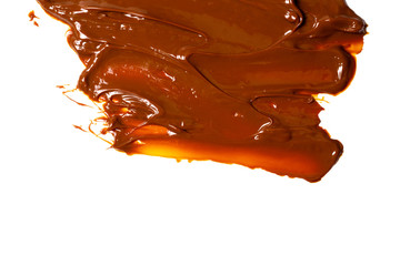Sweet caramel pattern, top view.